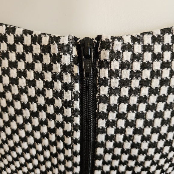 Black and White Checkered Dress L - Picture 14 of 15